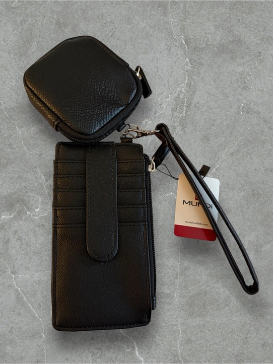 mundi Handbags - mundi Black Wristlet Phone Case with Coin Pouch and Card Slots